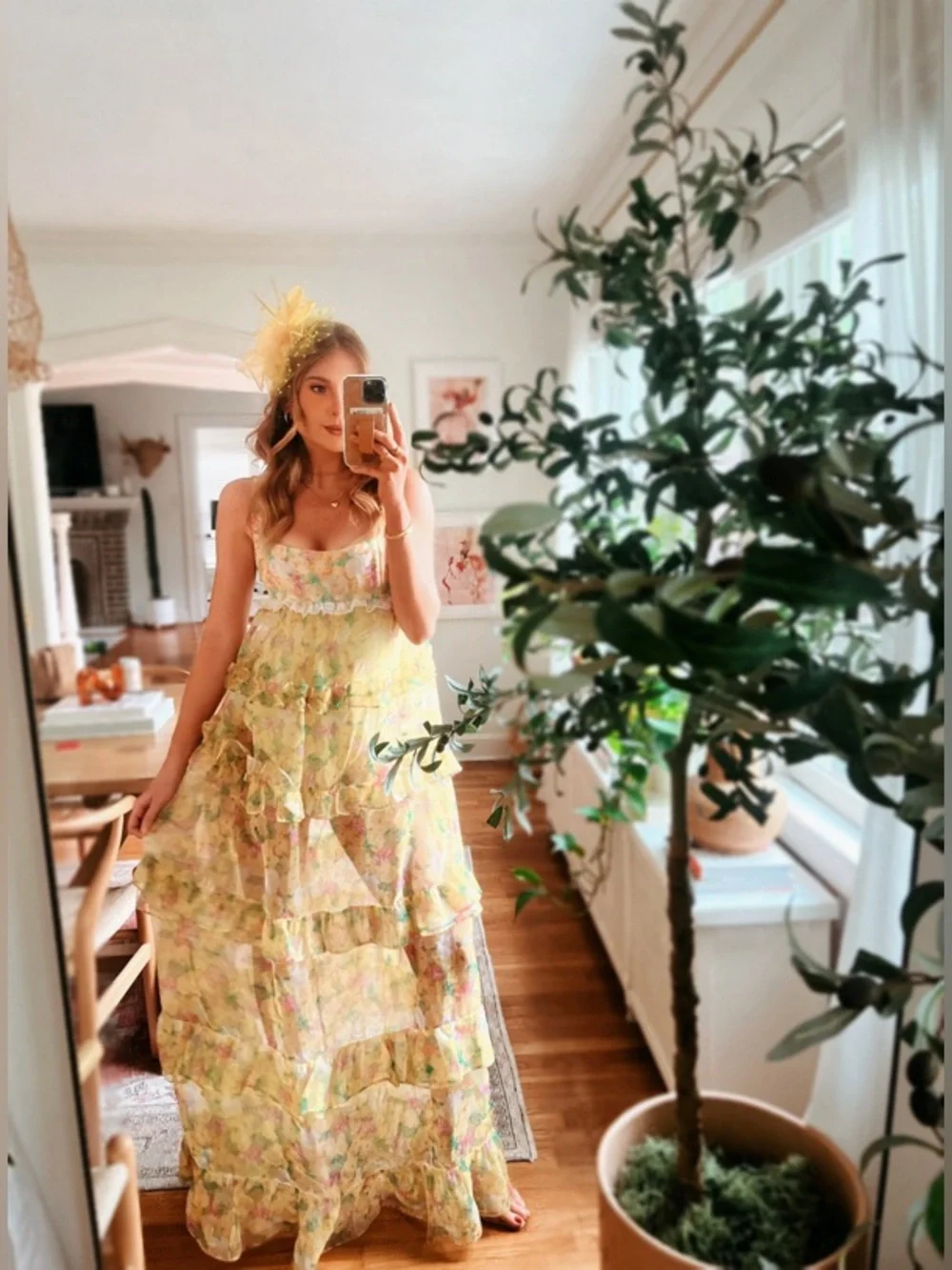 For Love & Lemon Vikki Sheer Maxi Dress - Picture 6 of 8